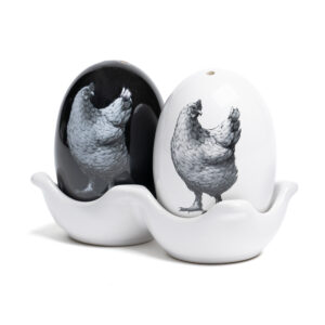egg shaped salt and pepper shakers